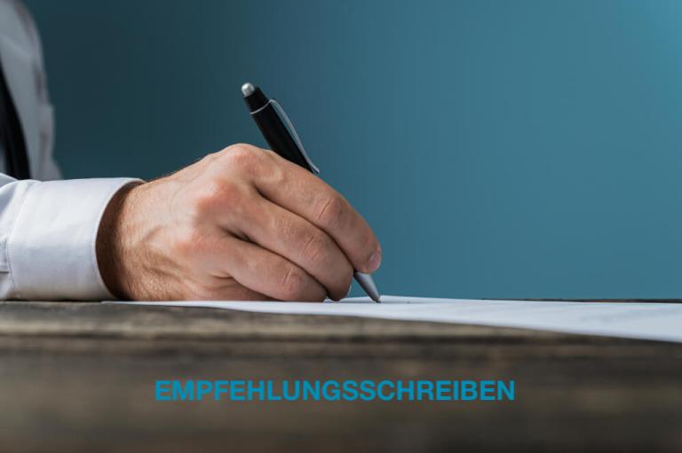 Empfehlungsschreiben: Vorlage, Formulierungen, Tipps
