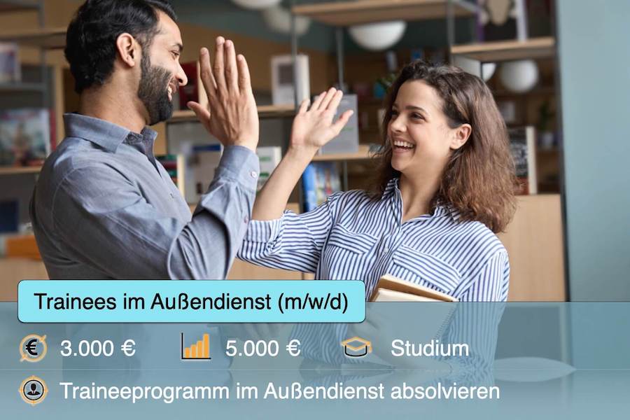 Trainees im Außendienst