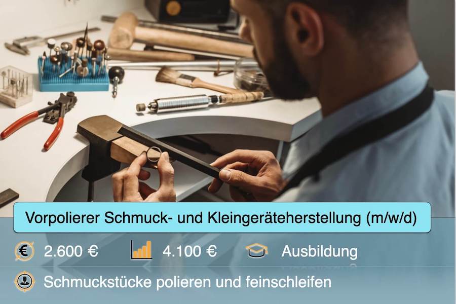 Vorpolierer Schmuck- und Kleingeräteherstellung